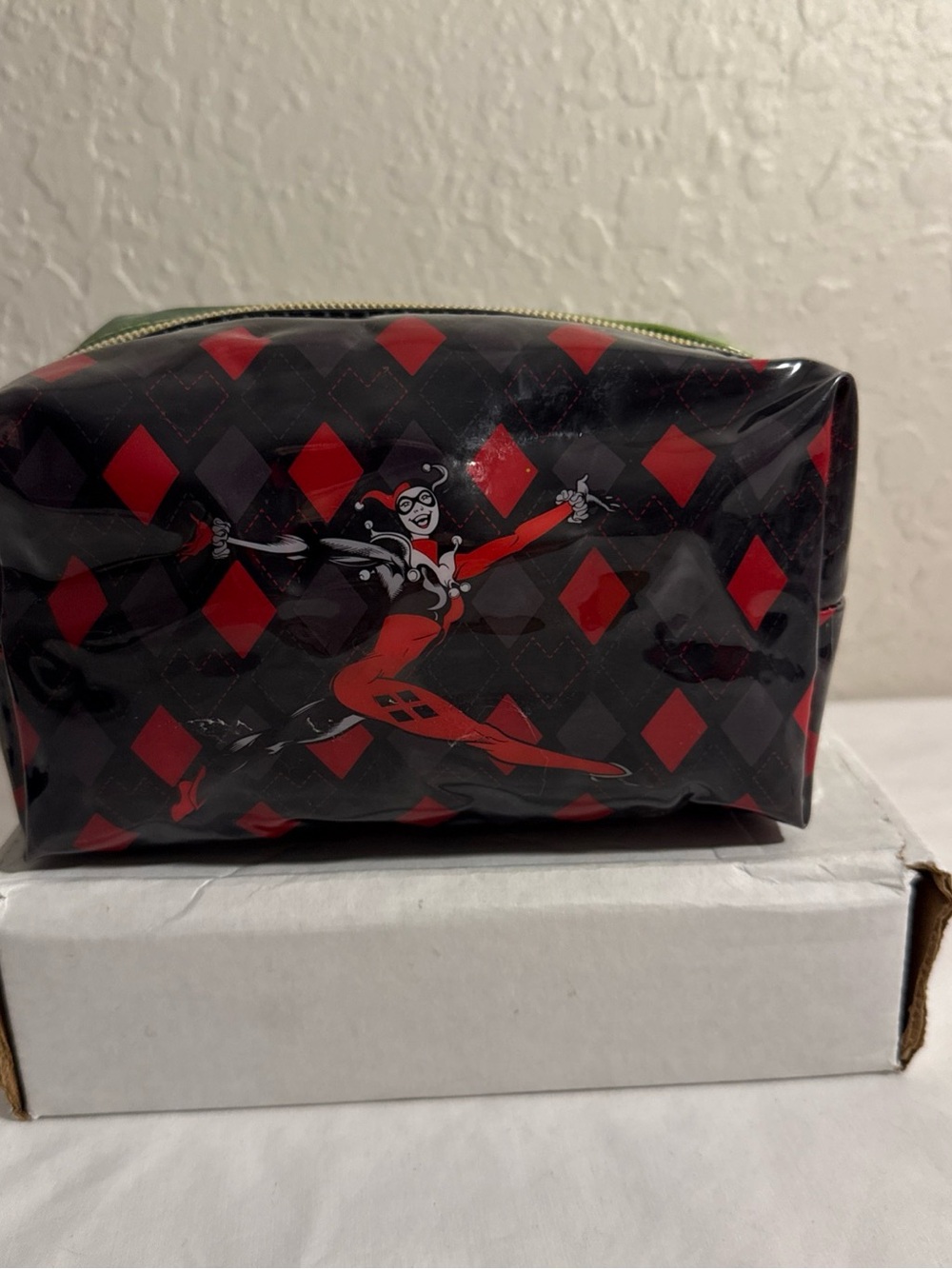 DC x Revolution Harley Quinn Poison Ivy Makeup Cosmetic Bag Pouch Limited Editio